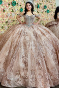 Ärmelloses Off-Shoulder-Ballkleid mit Applikationen, Rüschen, Stufenrock und Schleife, Schwarz Royalblau, Quinceañera-Kleid YQ1150